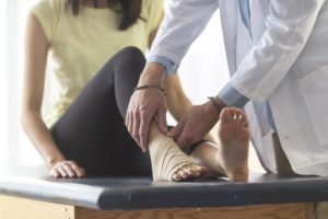 treat ankle injuries with a podiatrist